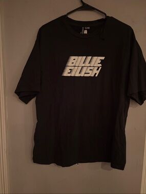 Divided Black Short-Sleeve Tee with White Graphic